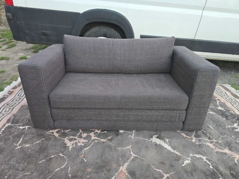Sofa dwuosobowa IKEA ASKEBY, szara