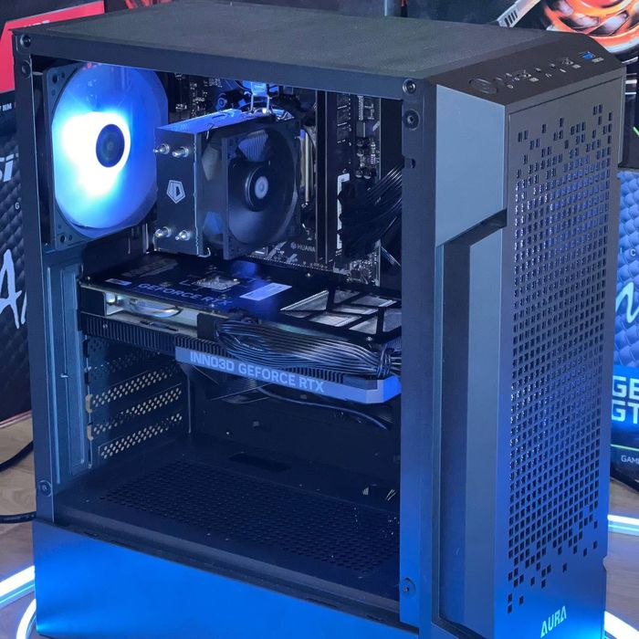 RTX 4060, Ryzen 5 5500, 16 ГБ DDR4, SSD 512 Игровой ПК