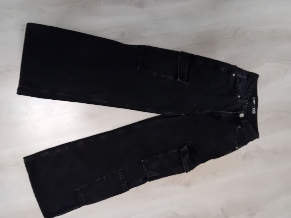 #ÐB Sisiter spodnie czarne szerokie nogawki