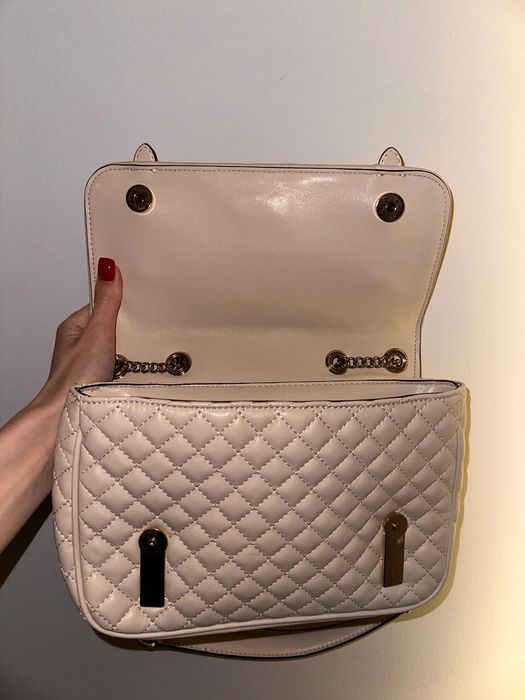 Torebka GUESS Adam beżowa