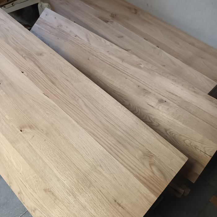 Schody dębowe rustykalne