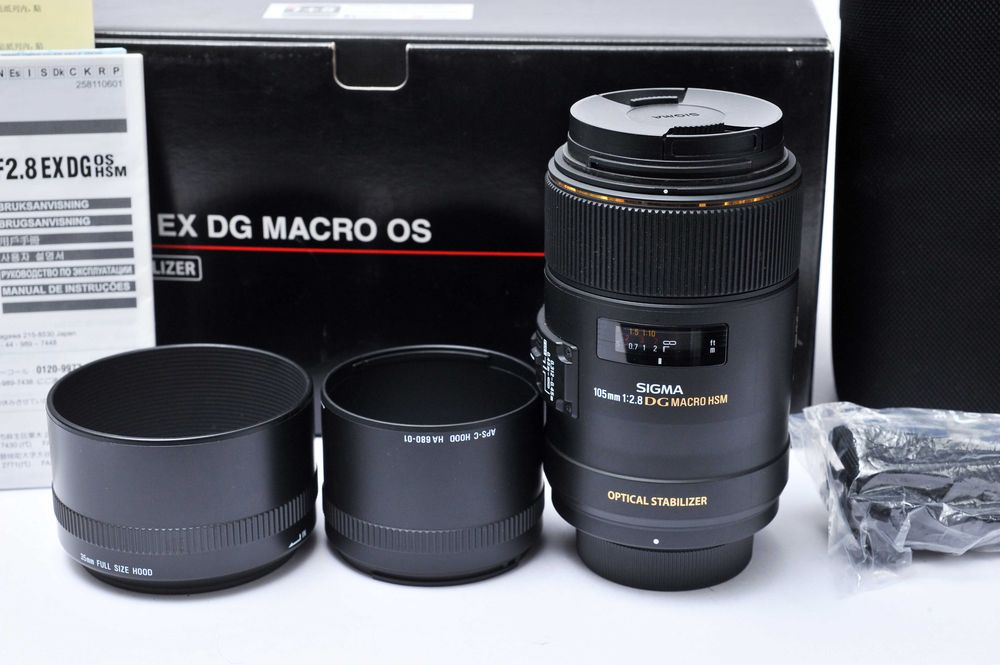 Sigma 105mm f2.8 EX DG Macro OS p/ Nikon