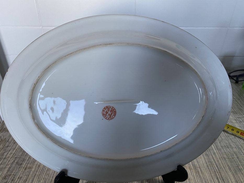 Prato de pocelana fabrica em macau