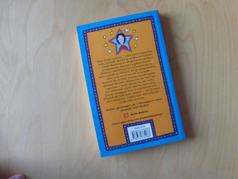 W roli głównej Tracy Beaker. Jacqueline Wilson