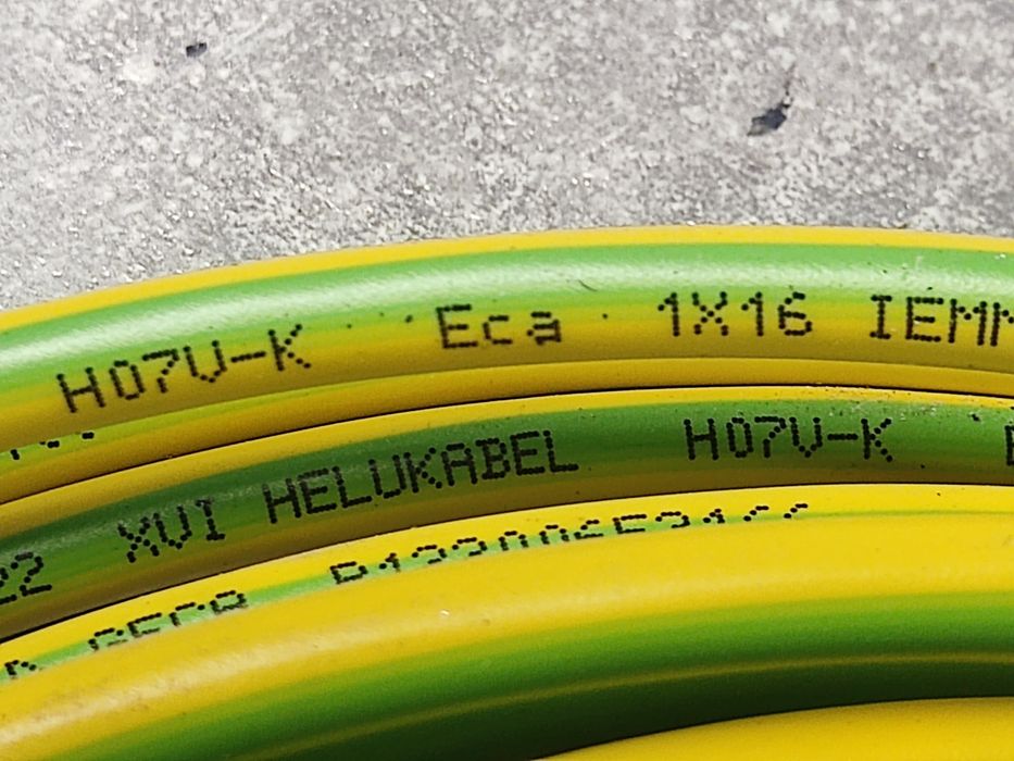 Przewód uziemiający LgY  16mm² 34mb