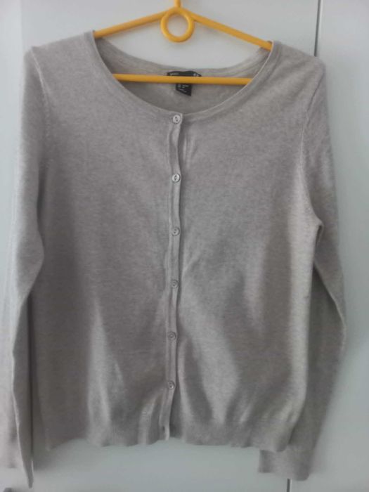 Sweterek bawełniany rozpinany kardigan H&M nowy rozm. S