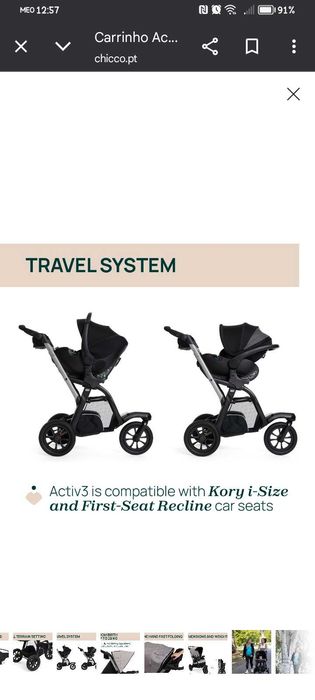 Carrinho de bebe, ovinho, isofix,e alcofa
