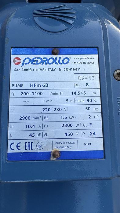 Насос Pedrollo HFm 6B