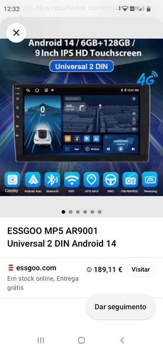 Carplay 126€. Oportunidade
