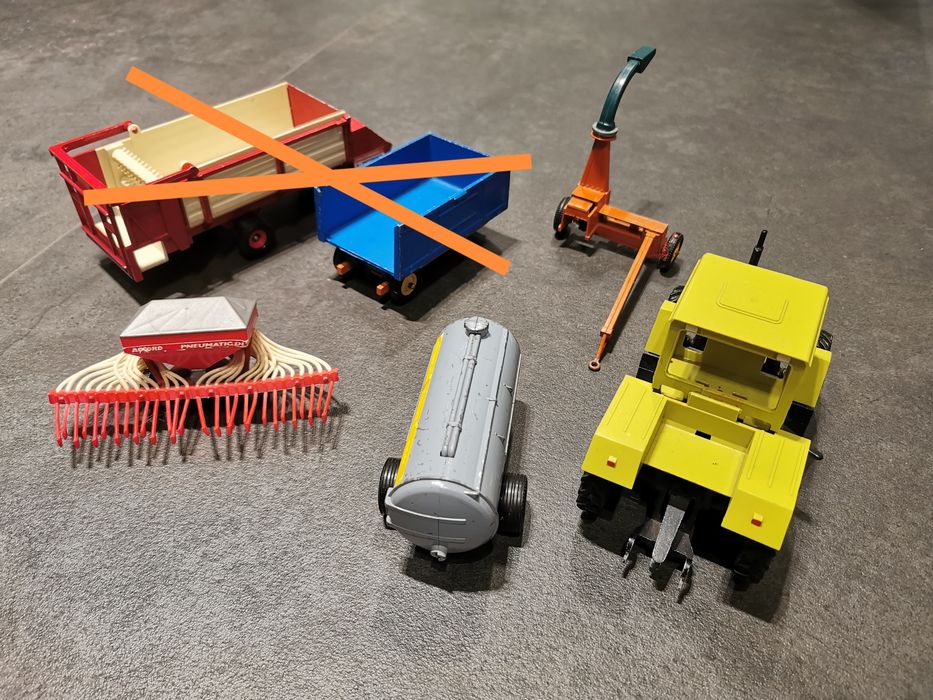 Maszyny rolnicze - zestaw Britains