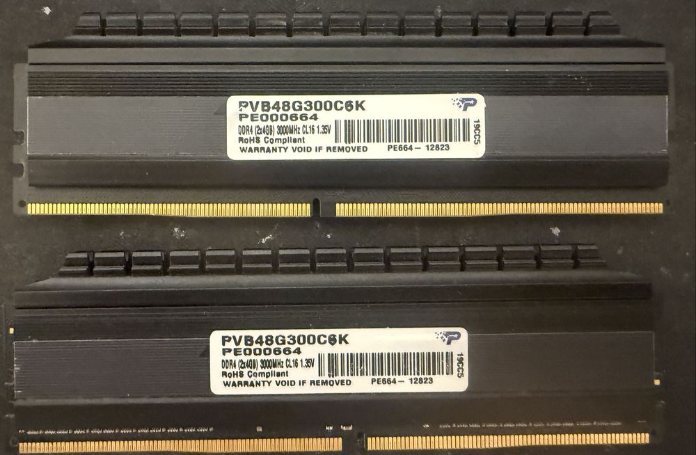 Pamięć ram ddr4 Patriot Viper 8gb 2x4gb 3000MHz CL16