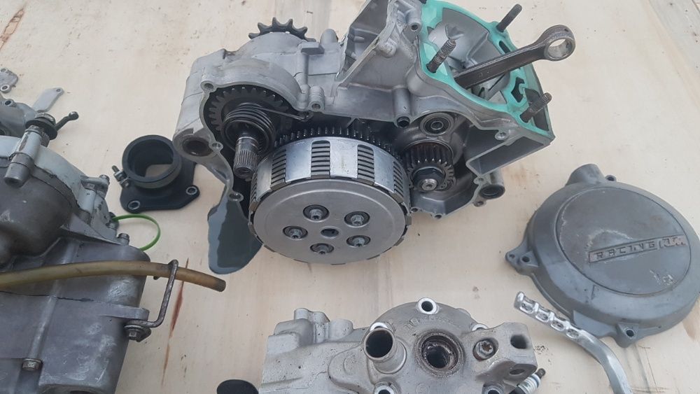 ktm sx 200 exc 125 kartery skrzynia zaplon wal kosz gaznik tarcze cdi