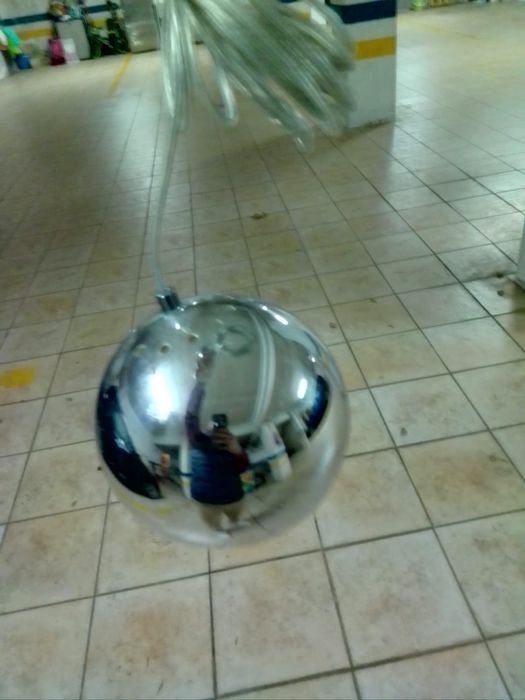 3 candeeiros de bola