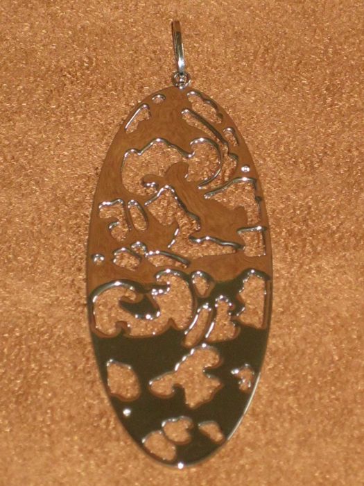Medalha-Pendente Aço Cirúrgico 316 L (  Aço inoxidável 316L )