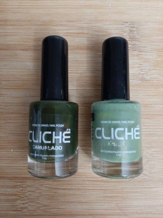 Conjunto 2 vernizes marca Cliché