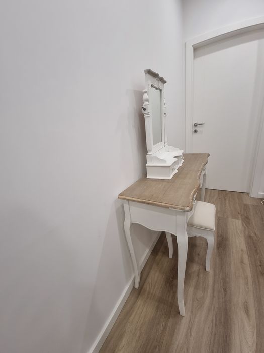 Toucador Gato Preto + Espelho + Banco – Conjunto Completo