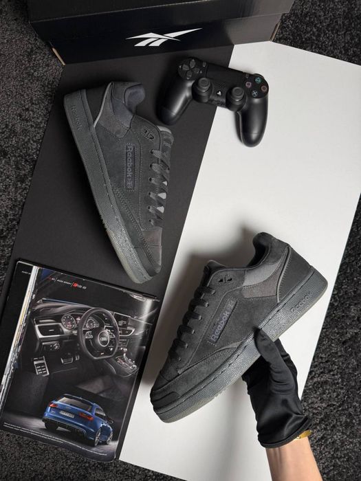 Чоловічі кросівки рібок Reebok Club C Dark Grey [41-46]