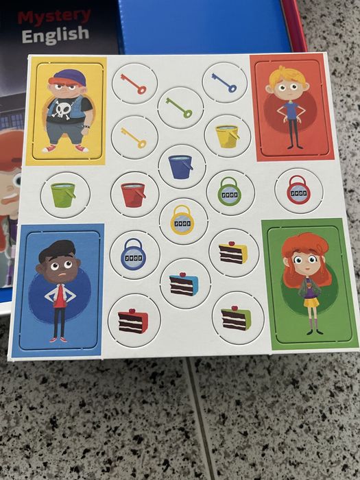 Jogo tabuleiro mystery inglish