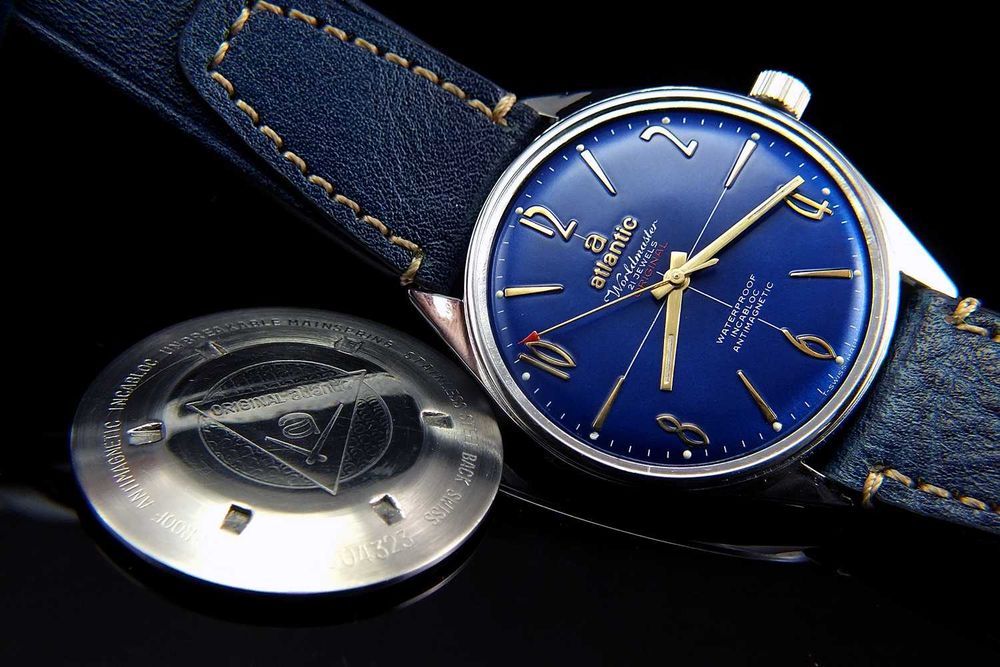 Atlantic Worldmaster Blue Marine cal.6300 PIĘKNY