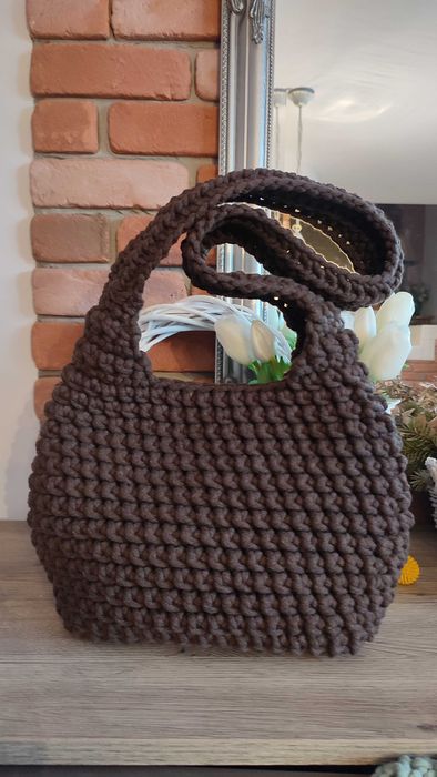 Torebki ze sznurka bawełnianego handmade