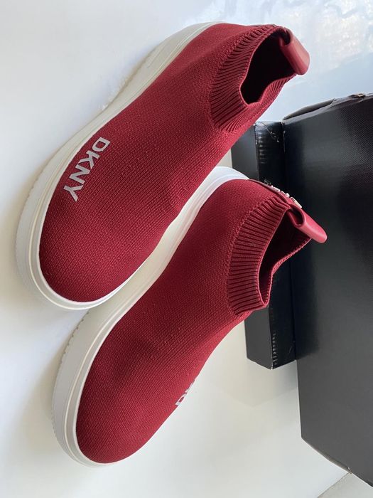 Кросівки/ хайтопи вʼязані хлопок DKNY