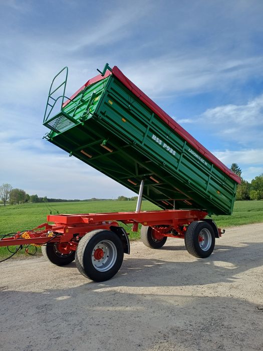 Przyczepa wywrotka 9 ton brandys bss p93s 12 ton po odbudowie hl 80.11 hw 80 d55 na 3 strony