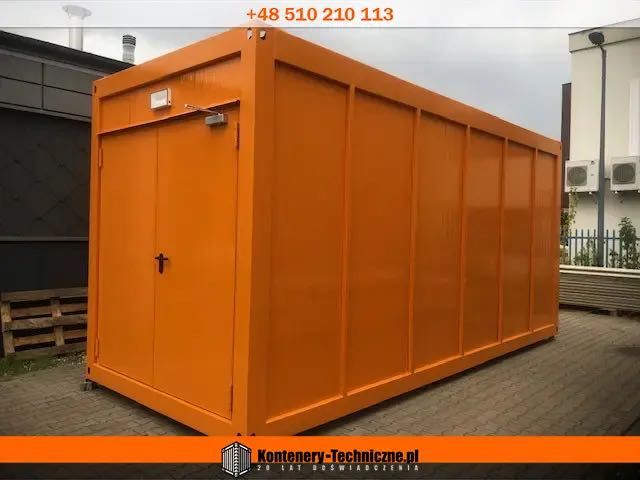 Kontener techniczny 2450x5000 pod magazyn energii | stalowy | producent