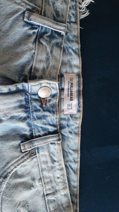 Pull&bear rybaczki jeansowe 40