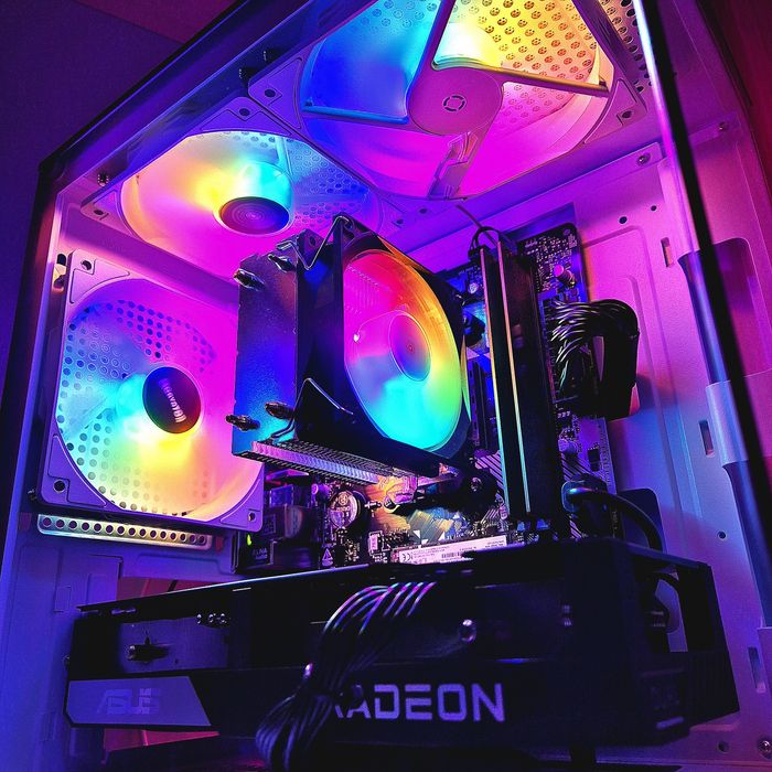 Komputer RX6600XT/1TB SSD/R5 5500/16gb ram/Gamingowy Okazja Gwarancja