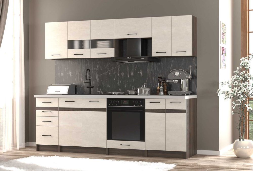 Нова кухня Лівія 240 см Набірна під розміри  пряма або кутова