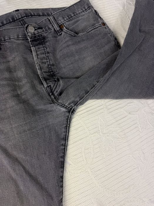 Jeansowe Spodnie Levi’s 501 Szare 34/34 Red Tab 650