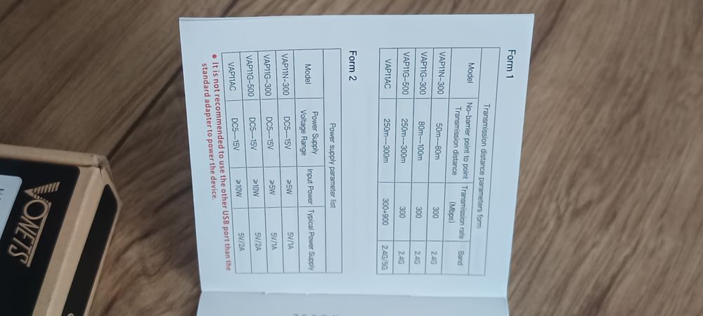 Wzmacniacz WiFi Vonets VAP11G-300 wzmacniacz sygnału bezprzewodowy int