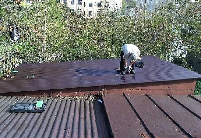 Устранение течи. Шифер, профнастил, рубероид. Замена крыши.