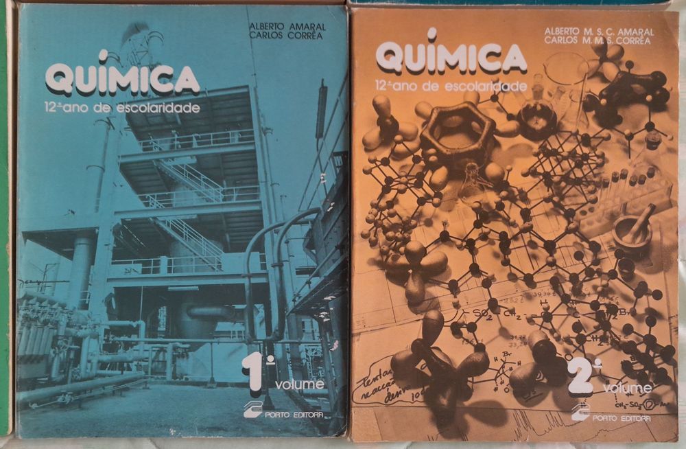 Manuais escolares - anos 90 - Matematica , Biologia e Quimica