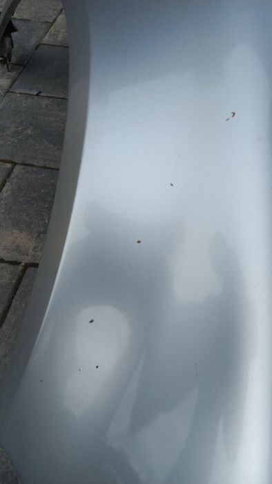 Vw passat b5 fl lift blotnik przedni prawy srebrny ly7w