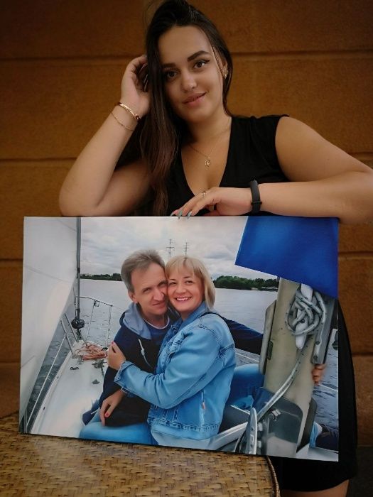 Картина (фото) на холсте. Портрет на холсте. Печать на холсте.подарок