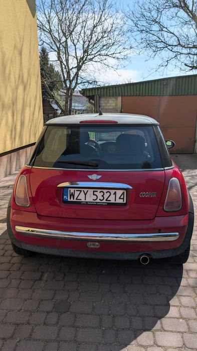 Mini Cooper 1.6 Benzyna (2004) | OC i Przegląd do 2027! | Sprawny, czerwono-biały