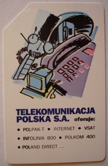 Karta telefoniczna KT 297 z 1997 roku Telekomunikacja Polska S.A.