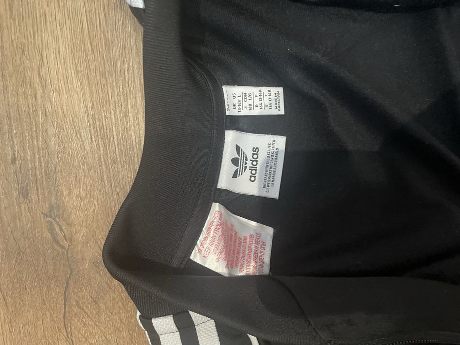 Спортивний костюм Adidas  чорний (олімпійка+штани) 164см 13-14 років