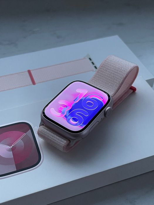 Apple Watch Series 9 GPS 45mm Pink | Оригінал | Повний комплект