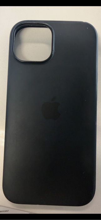 Capa Original em Silicone Preta para Iphone 15