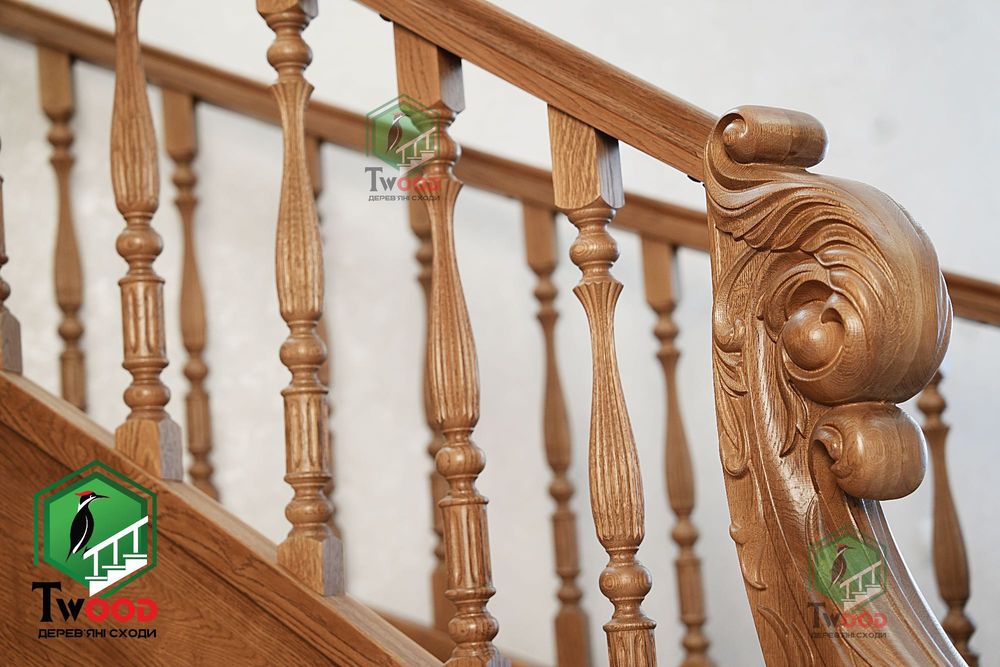 Ексклюзивні дубові сходи від виробника TWood | Елітні сходи під ключ