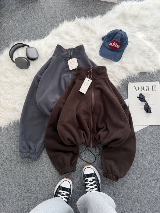 Жіночий худі фліс теплий Polar Fleece кофта оверсайз