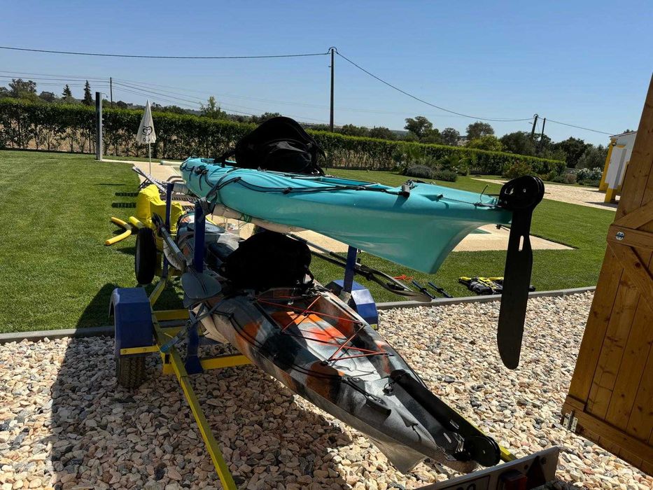 2 Kayaks Galaxy Alboran HV com atrelado - COMO NOVOS