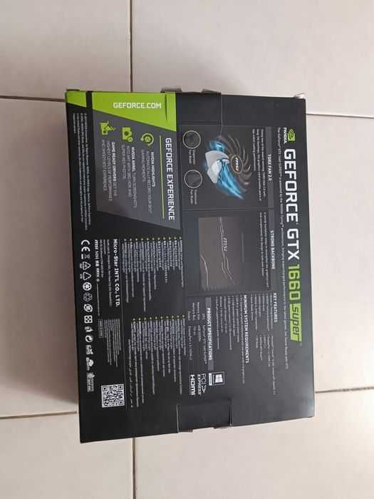 MSI GTX 1660 super64740287537153120