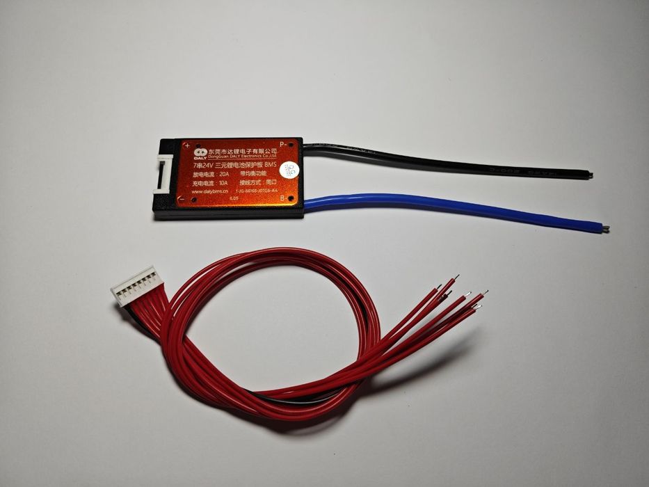 BMS DALY 7S 20A (3,7V-4,2V Li-ion) влагозащищенная с защитой от помех