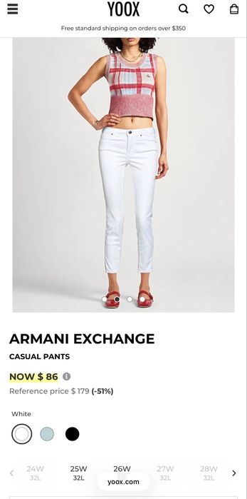 Жіночі Брюки, штани Armani Exchange