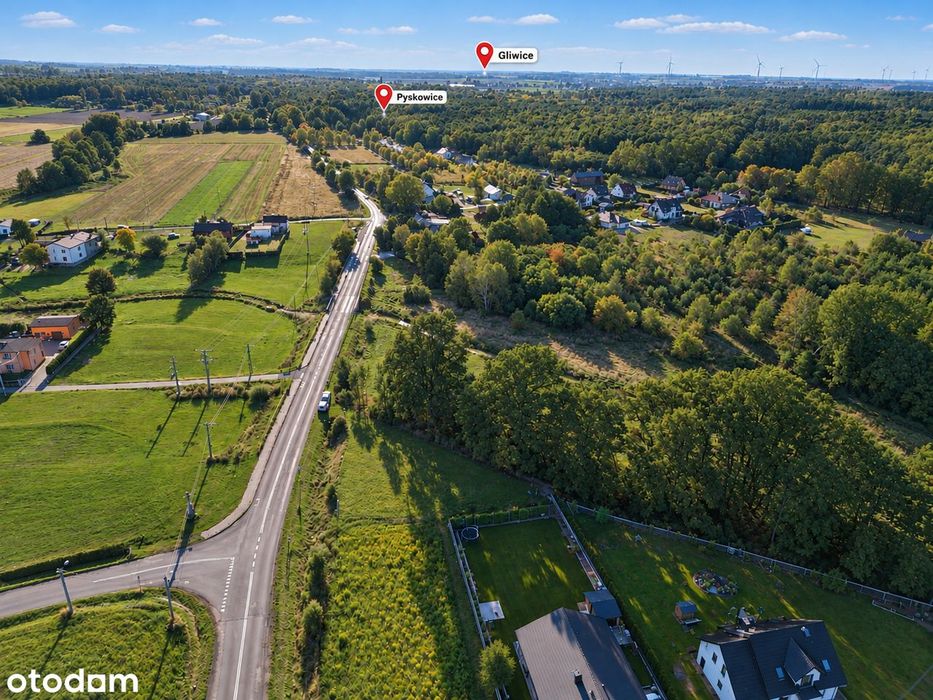 Działka budowlana 1036 m² | Połomia | Blisko lasu