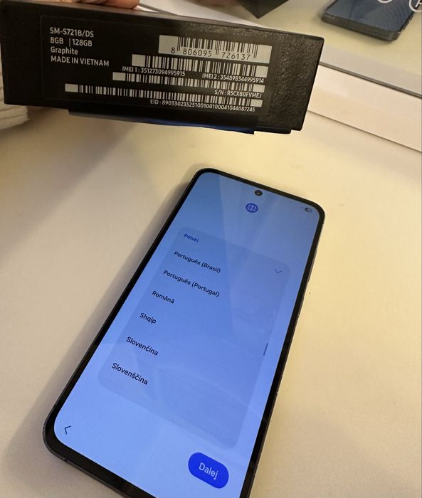 Galaxy S24 FE na gwarancji do listopada 2026