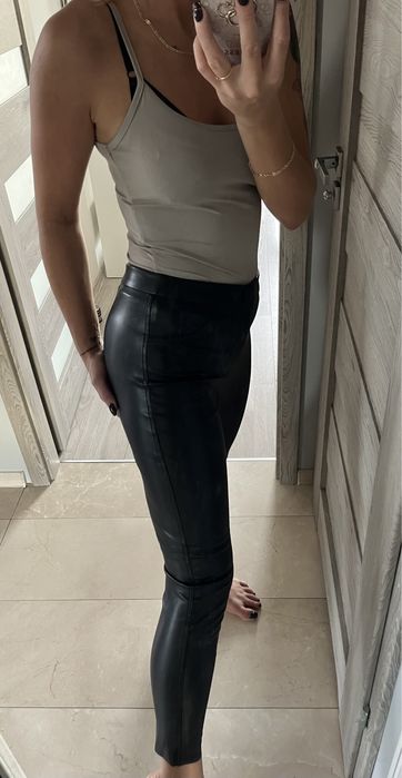 Spodnie Skórzane Zara NOWE